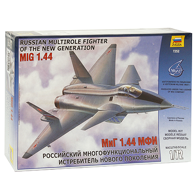 Сборная модель "Российский многофункциональный истребитель МиГ-1 44" для сборки, инструкция по сборке инфо 13240d.