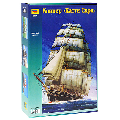 Сборная модель "Клипер "Катти Сарк" для сборки, инструкция по сборке инфо 13256d.