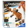 Набор для создания скульптуры "Щенок" Скульптурная глина, пластиковый нож, инструкция инфо 1410e.