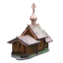 Объемный паззл "Церковь Воскрешения Лазаря", 49 элементов пазла, схематичная инструкция по сборке инфо 1496e.