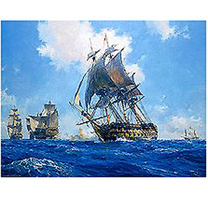 Историческое морское сражение Пазл, 2000 элементов Пазл , Картон Элементов: 2000 Ravensburger; Германия 2008 г ; Артикул: 166725 инфо 1627e.