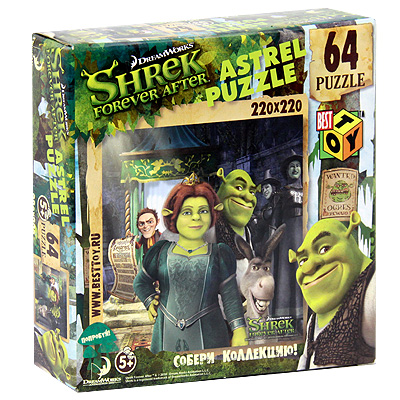 Шрек 4: Дворцовые интриги Пазл, 64 элемента Серия: Shrek Forever After инфо 1652e.