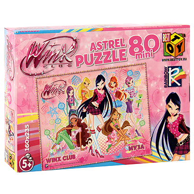 Winx Club: Муза Пазл, 80 элементов Серия: Winx Club инфо 1660e.
