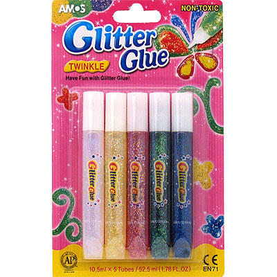 Набор клея "Clitter Clue", 5 цветов мл Состав 5 тюбиков клея инфо 1772e.