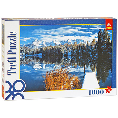Зимний пейзаж Пазл, 1000 элементов Пазл , Картон Элементов: 1000 Trefl Puzzle; Польша 2009 г ; Артикул: 10153; Упаковка: Коробка Не рекомендуется детям до 3-х лет инфо 1874e.