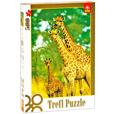 Жирафы Пазл, 500 элементов Пазл , Картон Элементов: 500 Trefl Puzzle; Польша 2009 г ; Артикул: 37066; Упаковка: Коробка Не рекомендуется детям до 3-х лет инфо 1888e.