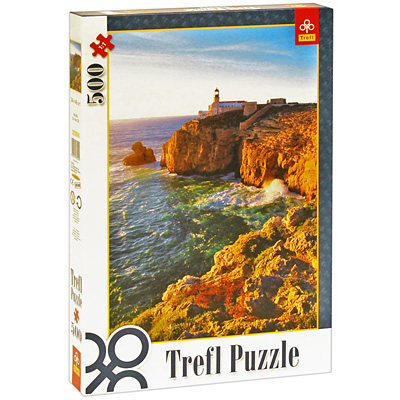 На утесе Пазл, 500 элементов Пазл , Картон Элементов: 500 Trefl Puzzle; Польша 2009 г ; Артикул: 37094; Упаковка: Коробка Не рекомендуется детям до 3-х лет инфо 1890e.