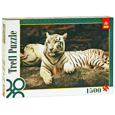 Бенгальские тигры Пазл, 1500 элементов Пазл , Картон Элементов: 15000 Trefl Puzzle; Польша 2009 г ; Артикул: 26075; Упаковка: Коробка Не рекомендуется детям до 3-х лет инфо 1926e.