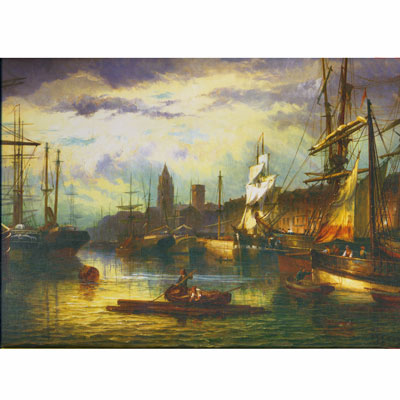 Сцена в порту Пазл, 1500 элементов Пазл , Картон Элементов: 1500 Trefl Puzzle; Польша 2009 г ; Артикул: 26059; Упаковка: Коробка Не рекомендуется детям до 3-х лет инфо 1936e.