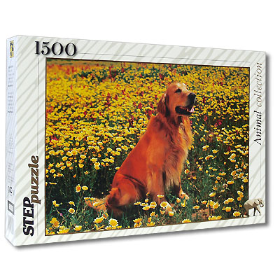 Голден ретривер Пазл, 1500 элементов Серия: Animal collection инфо 1952e.