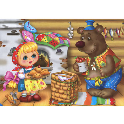 Маша и медведь Мягкий пазл, 24 элемента Серия: Maxi Puzzle инфо 2181e.