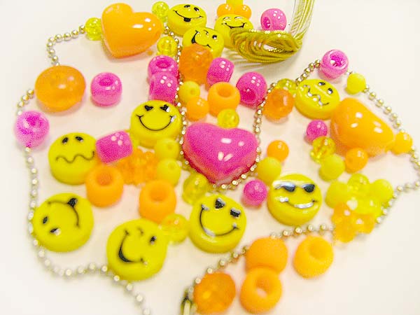 Набор цветных бусинок "Funky Beads" 6085 1 8 м, цепочка 45 см инфо 2482e.