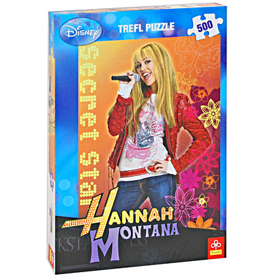 Ханна Монтана Пазл, 500 элементов Пазл , Картон Элементов: 500 Trefl Puzzle; Польша 2009 г ; Артикул: 37092; Упаковка: Коробка Не рекомендуется детям до 3-х лет инфо 2658e.