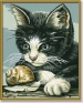 Котенок Раскраска по номерам, 24 см х 30 см Серия: Kids инфо 7294i.